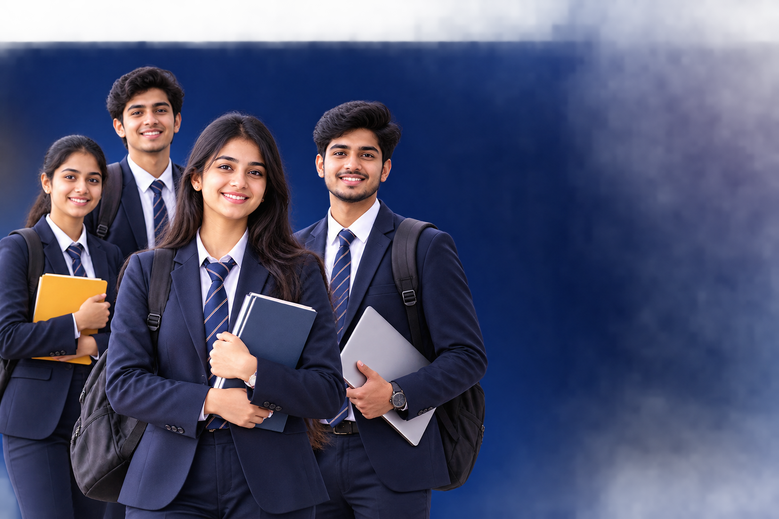 Students from the CSK Institute BFSI programme, ready for their careers in banking and finance